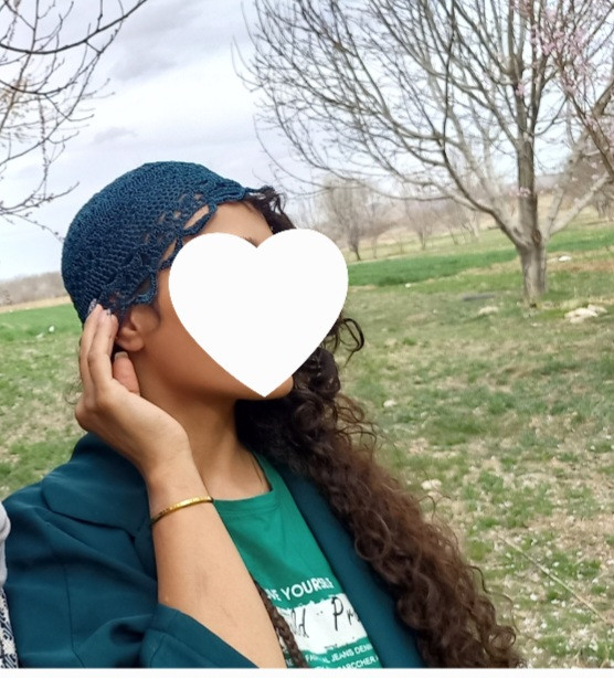 کلاه قلاب بافی سبز کد ۹۰۰۲